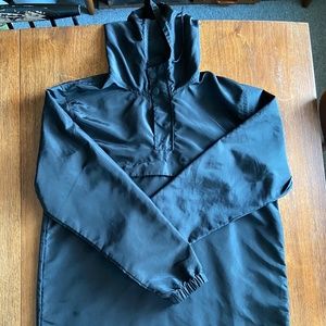 RVCA anorak hooded pullover nylon side zip